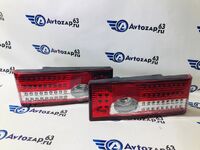 Светодиодные фонари с бегающими поворотниками красно-белые на ВАЗ 2108-2109, 2113, 2114